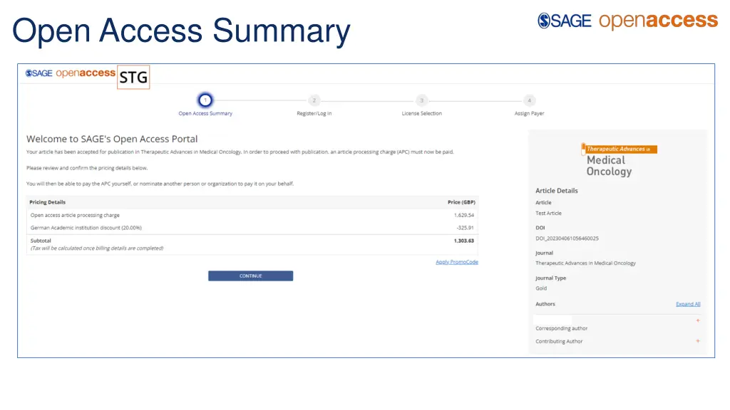 open access summary