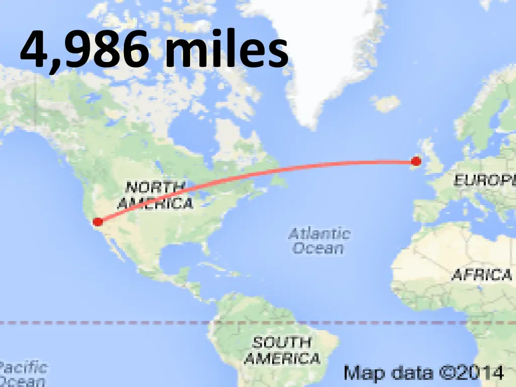 4 986 miles