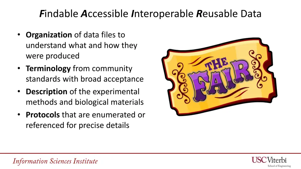 f indable a ccessible i nteroperable r eusable