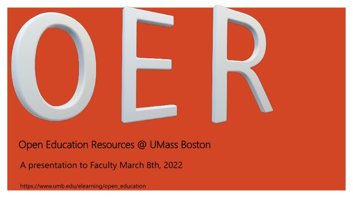 open education resources @ umass boston open