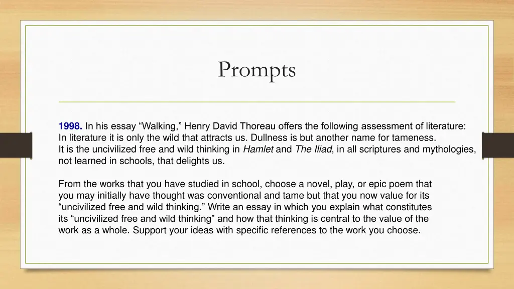 prompts