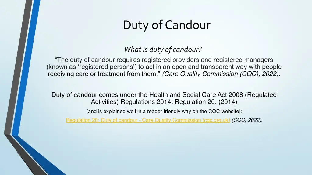 duty of candour