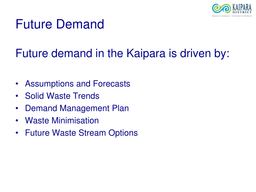 future demand