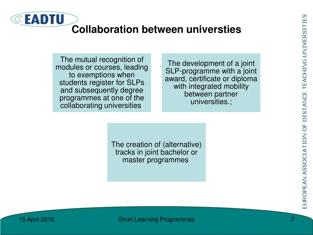 collaboration between universties