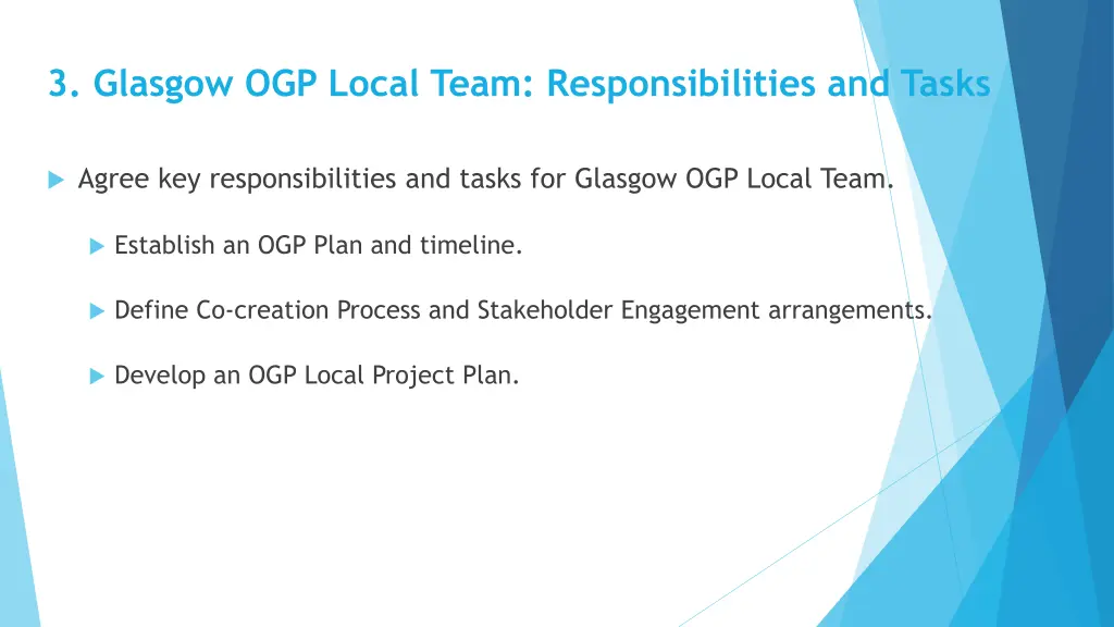 3 glasgow ogp local team responsibilities