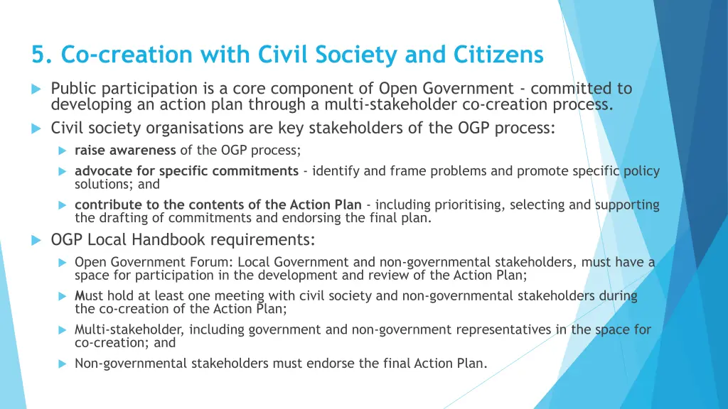 5 co creation with civil society and citizens