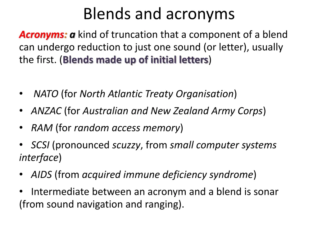 blends and acronyms 1