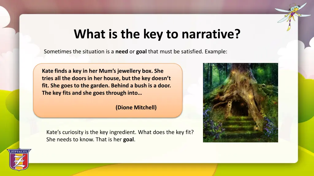 what is the key to narrative 1