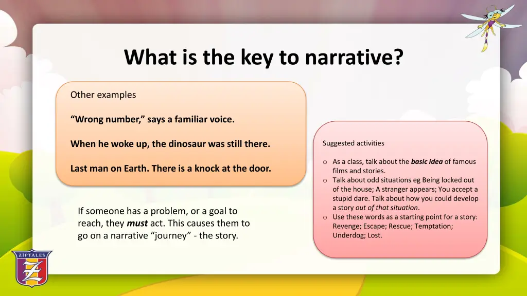 what is the key to narrative 2