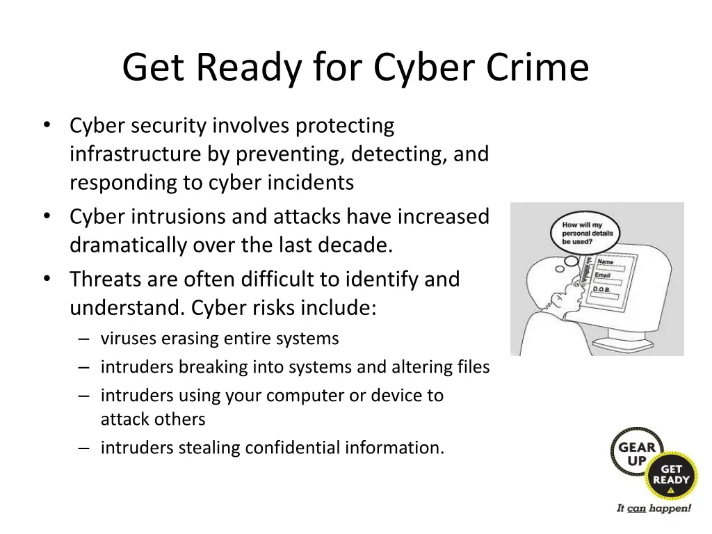 get ready for cyber crime