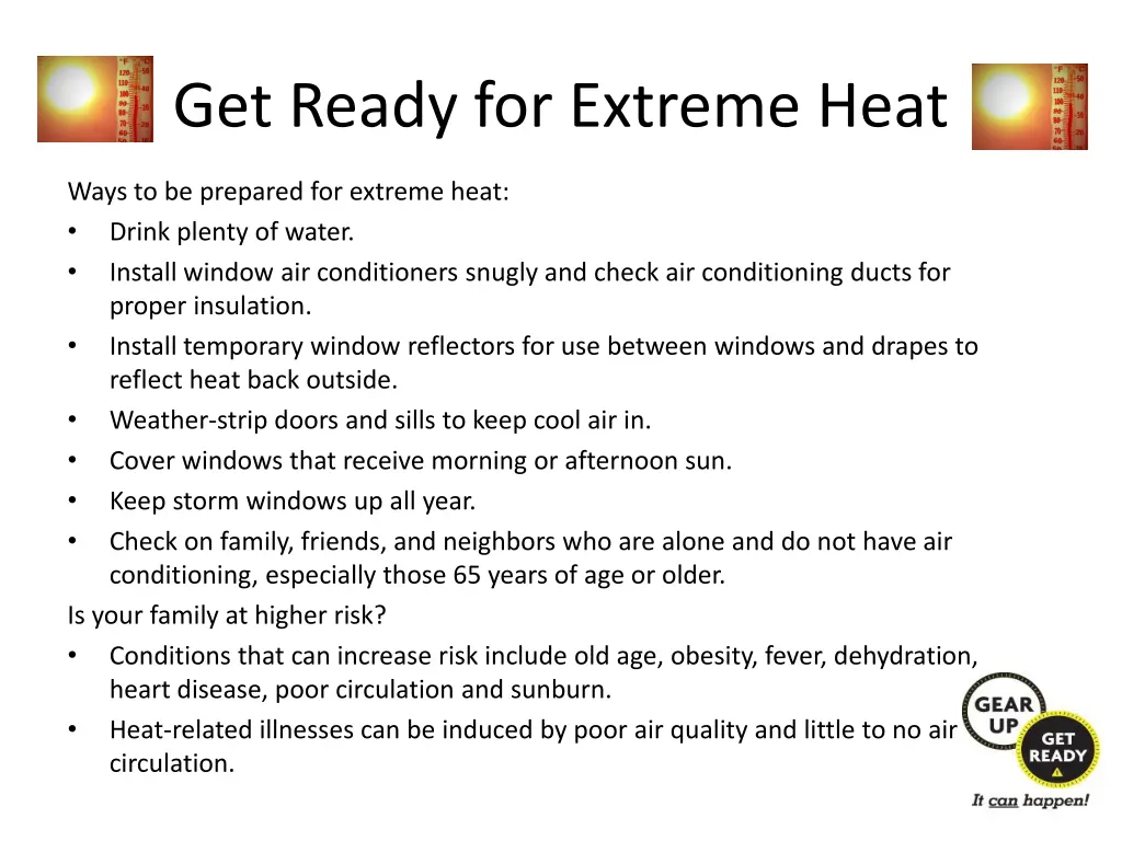 get ready for extreme heat 1