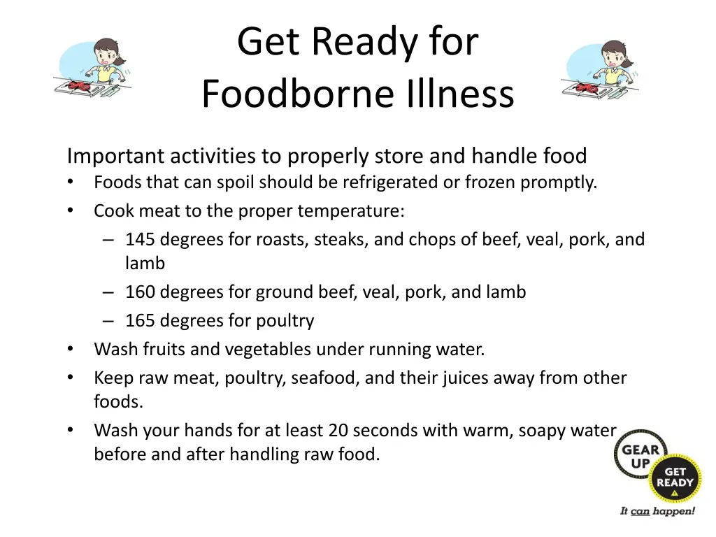 get ready for foodborne illness 1