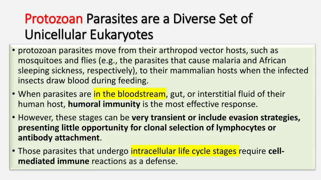 protozoan protozoan parasites are a diverse