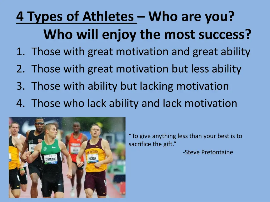 4 types of athletes who are you who will enjoy