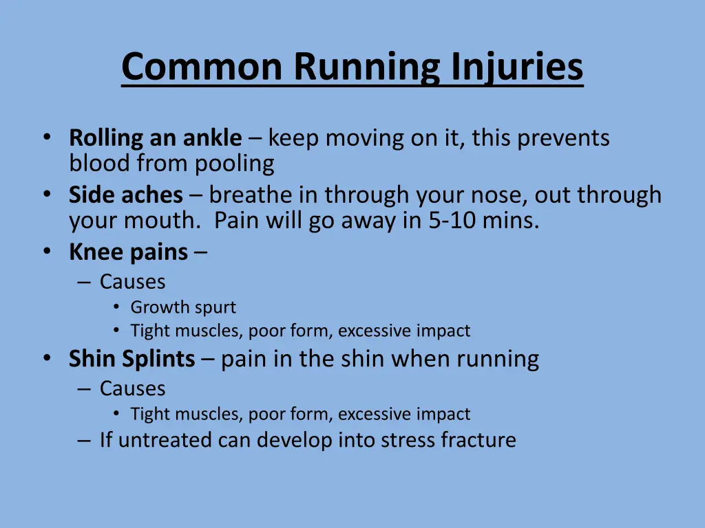 common running injuries 1