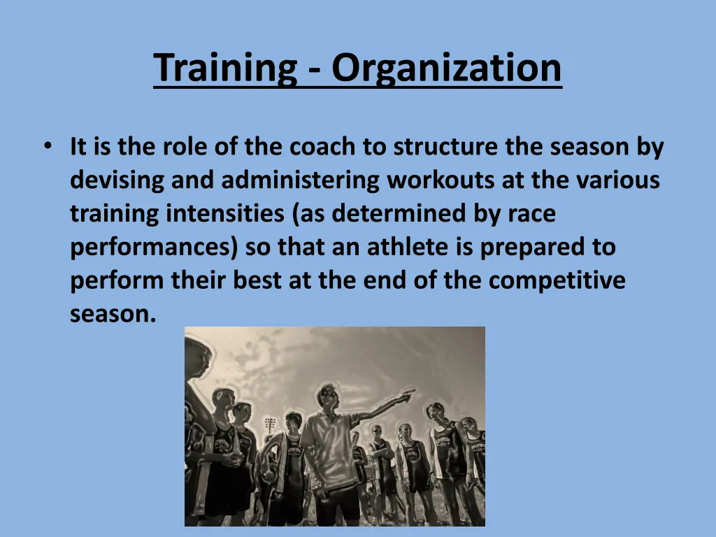 training organization