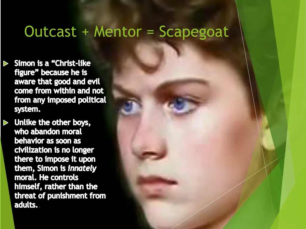 outcast mentor scapegoat