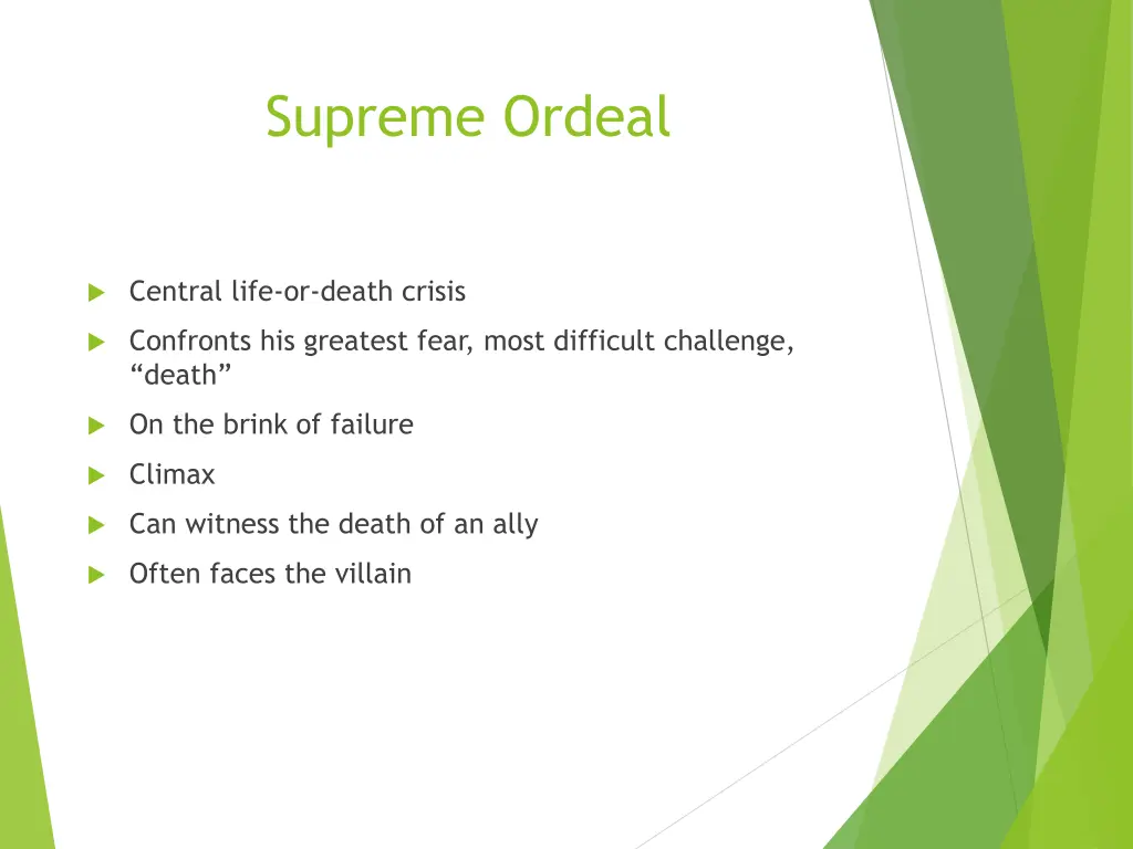 supreme ordeal