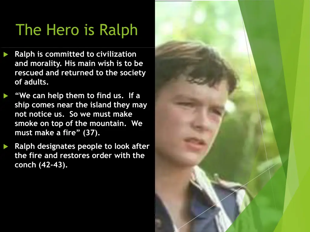 the hero is ralph