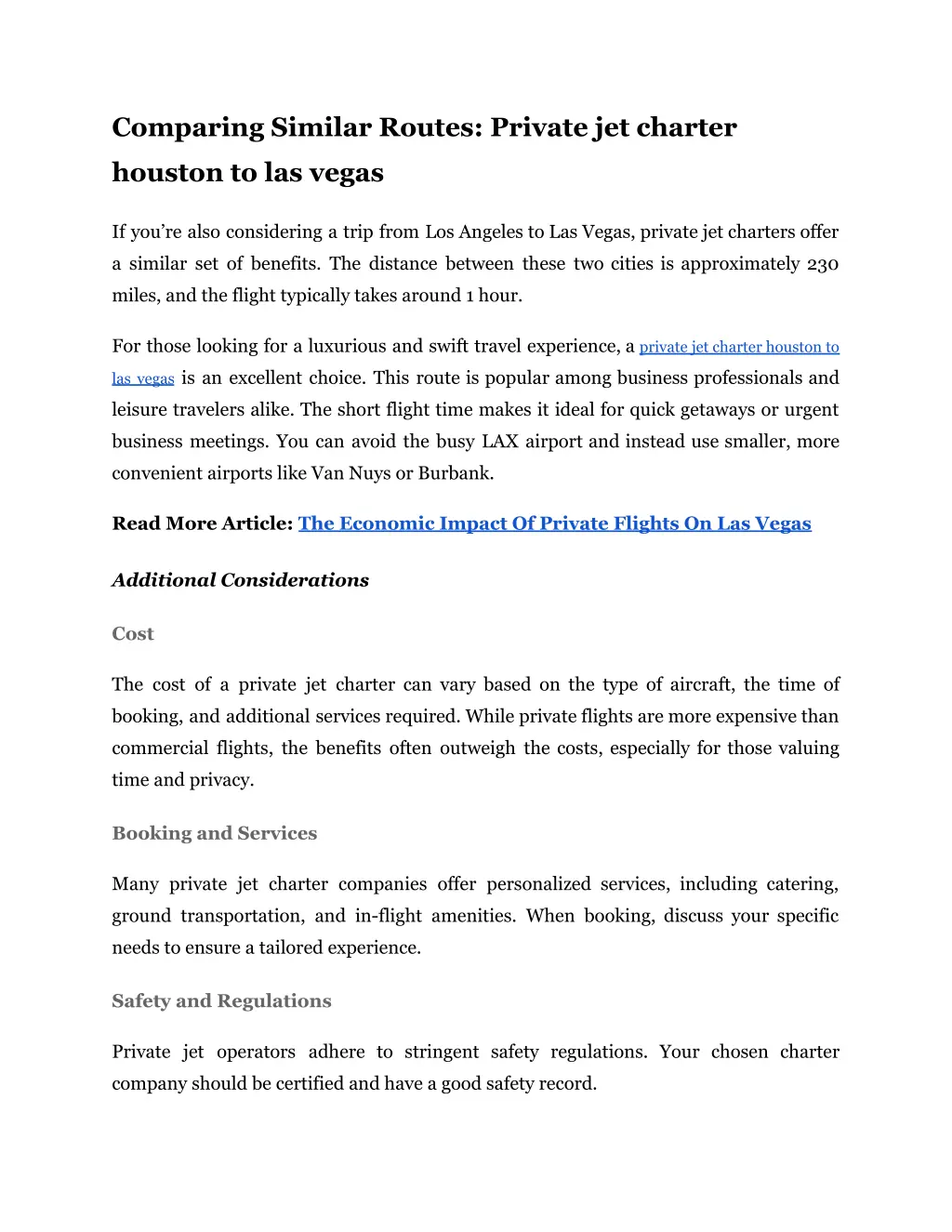 comparing similar routes private jet charter