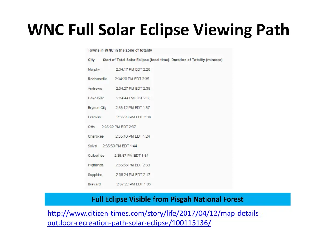 wnc full solar eclipse viewing path