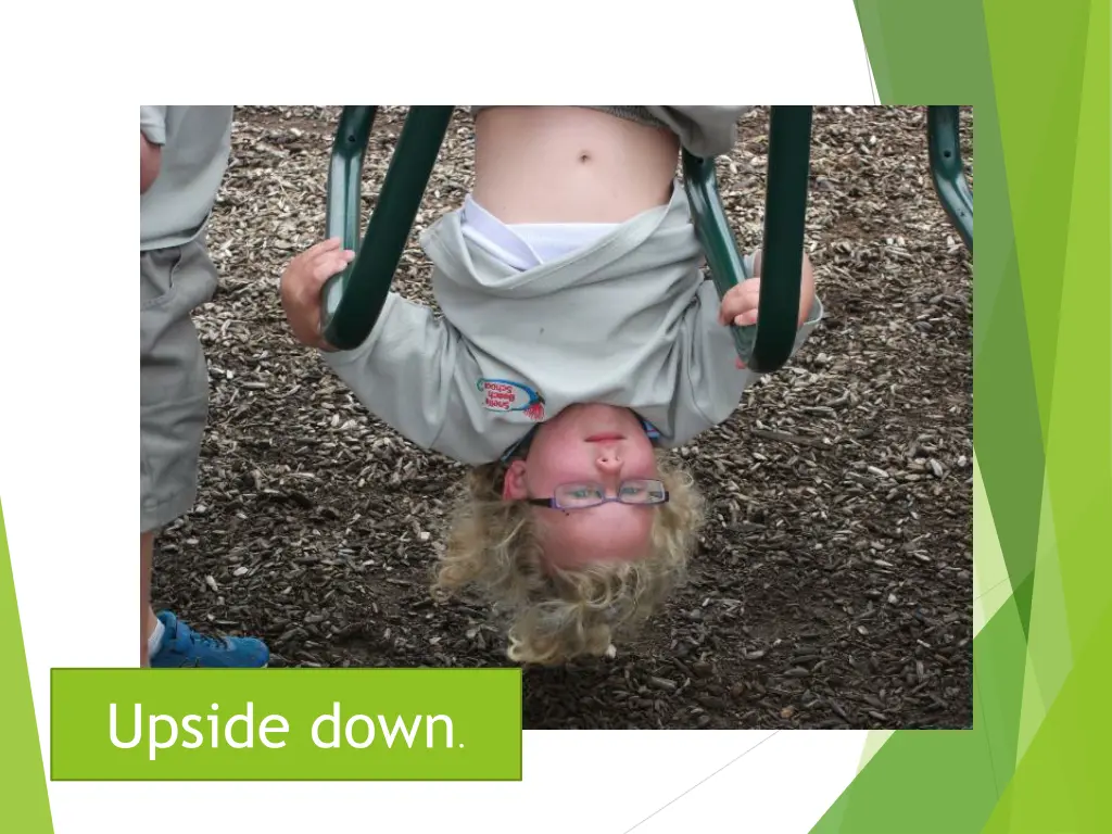 upside down