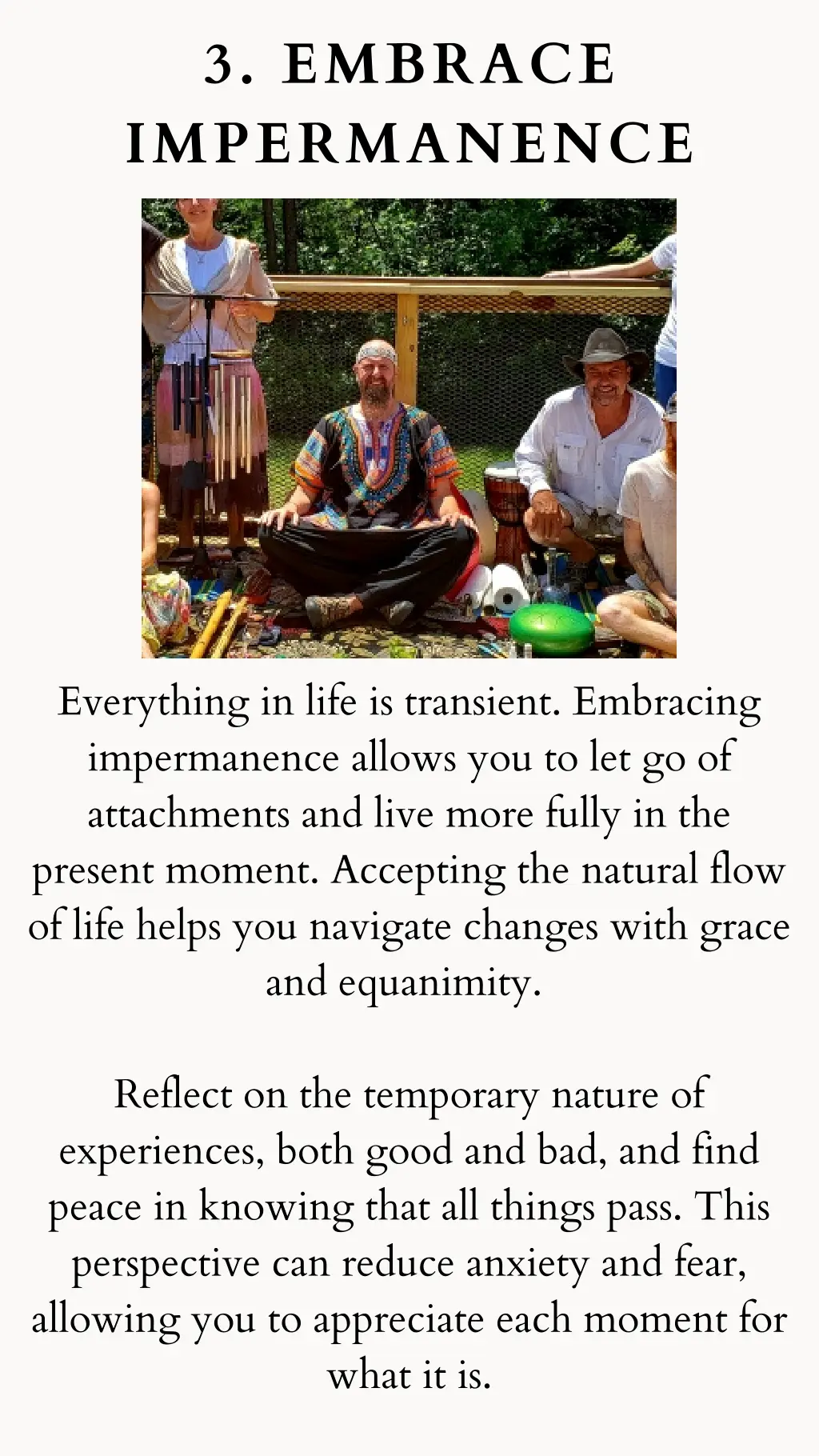 3 embrace impermanence