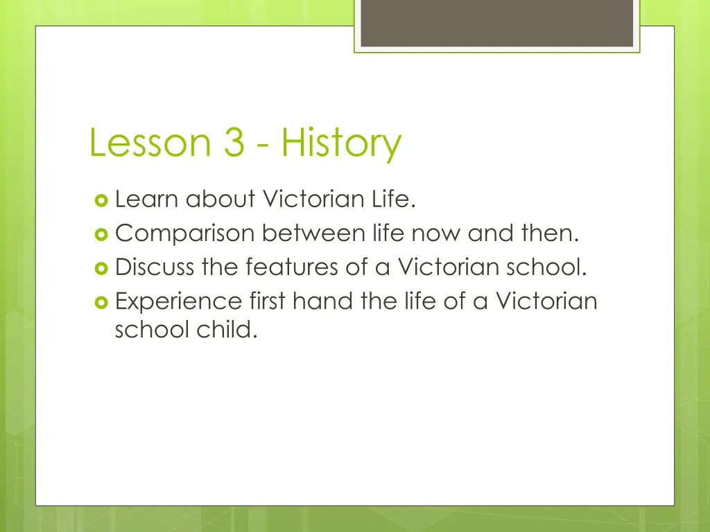 lesson 3 history