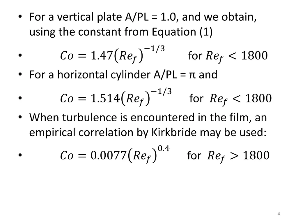 for a vertical plate a pl 1 0 and we obtain using