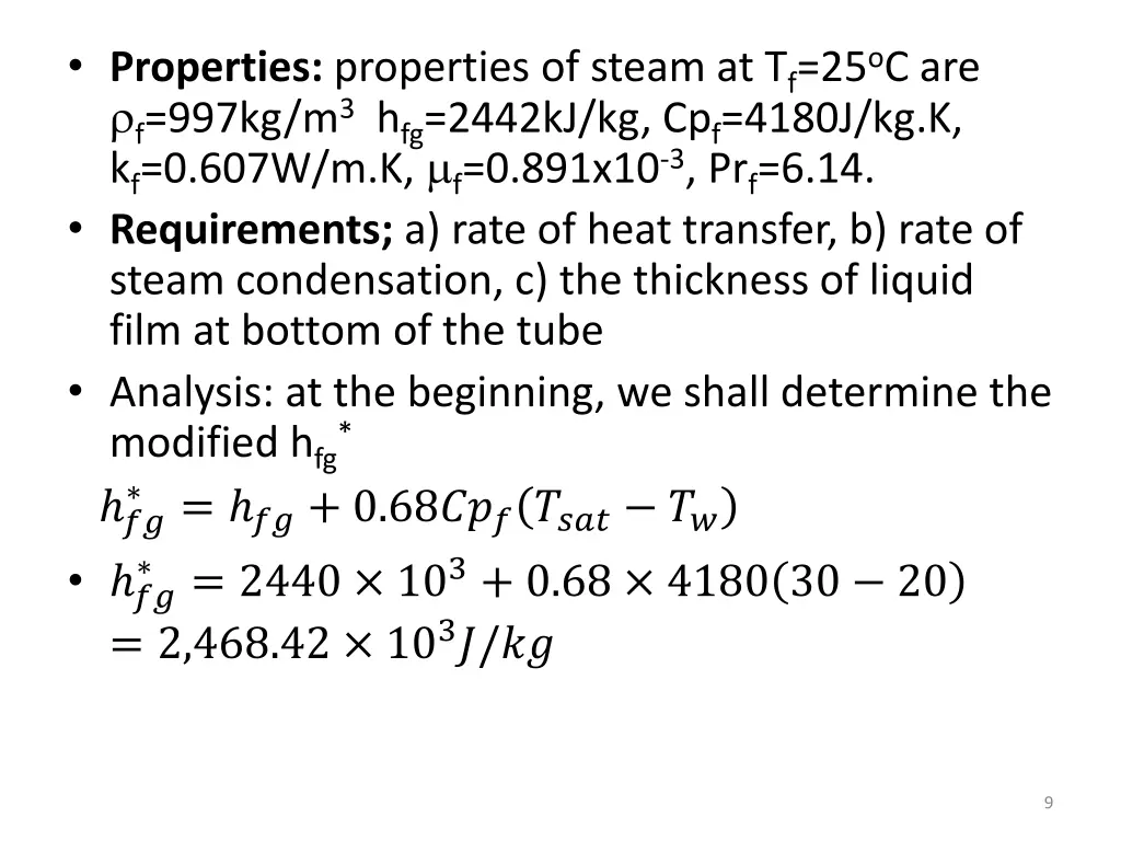 properties properties of steam