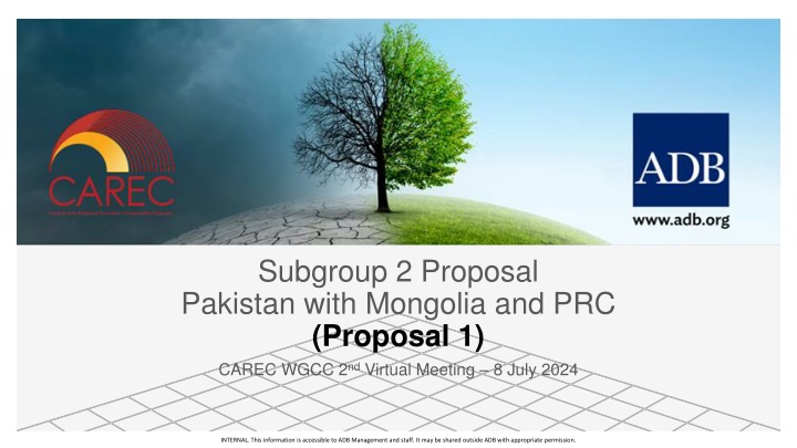 subgroup 2 proposal pakistan with mongolia