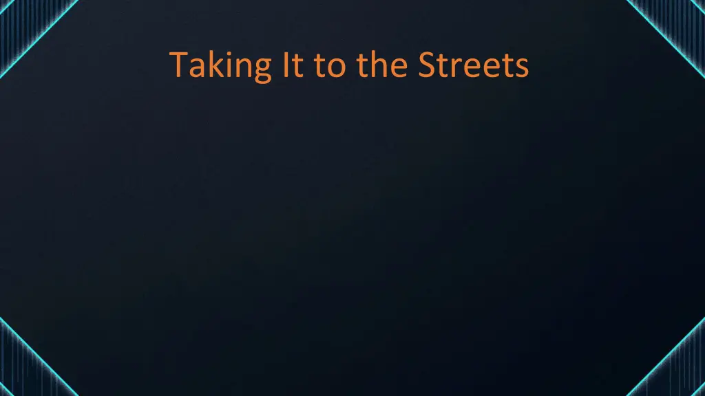 taking it to the streets 3