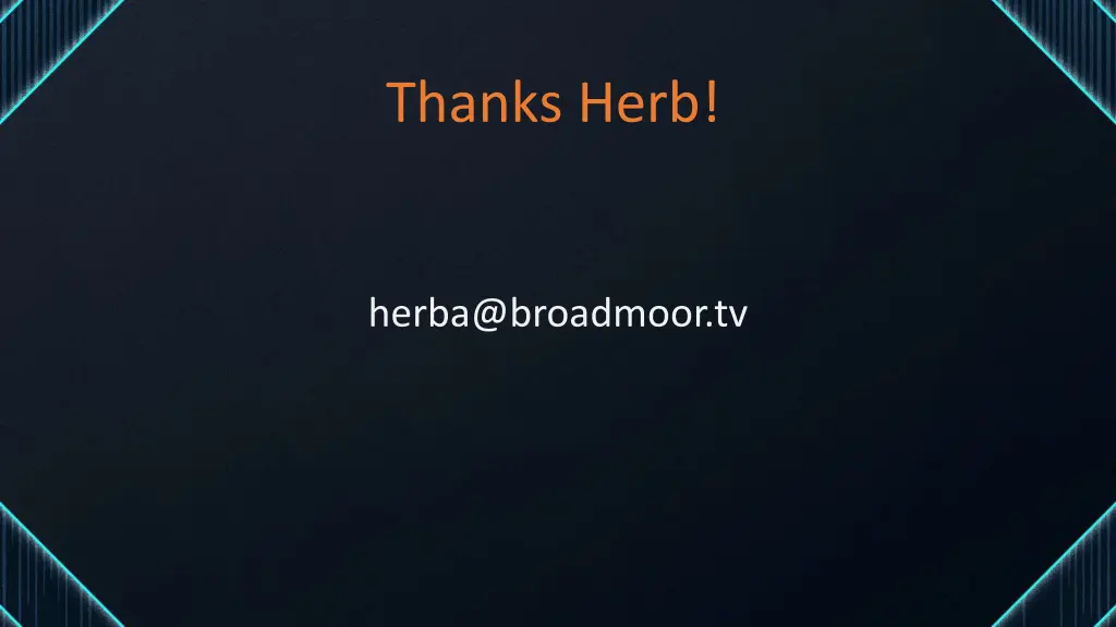 thanks herb