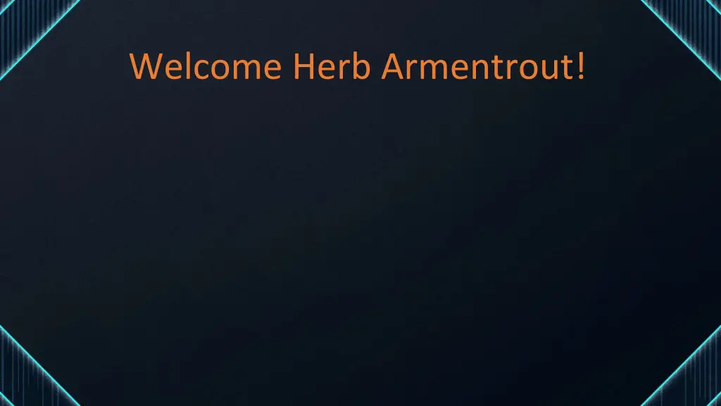 welcome herb armentrout