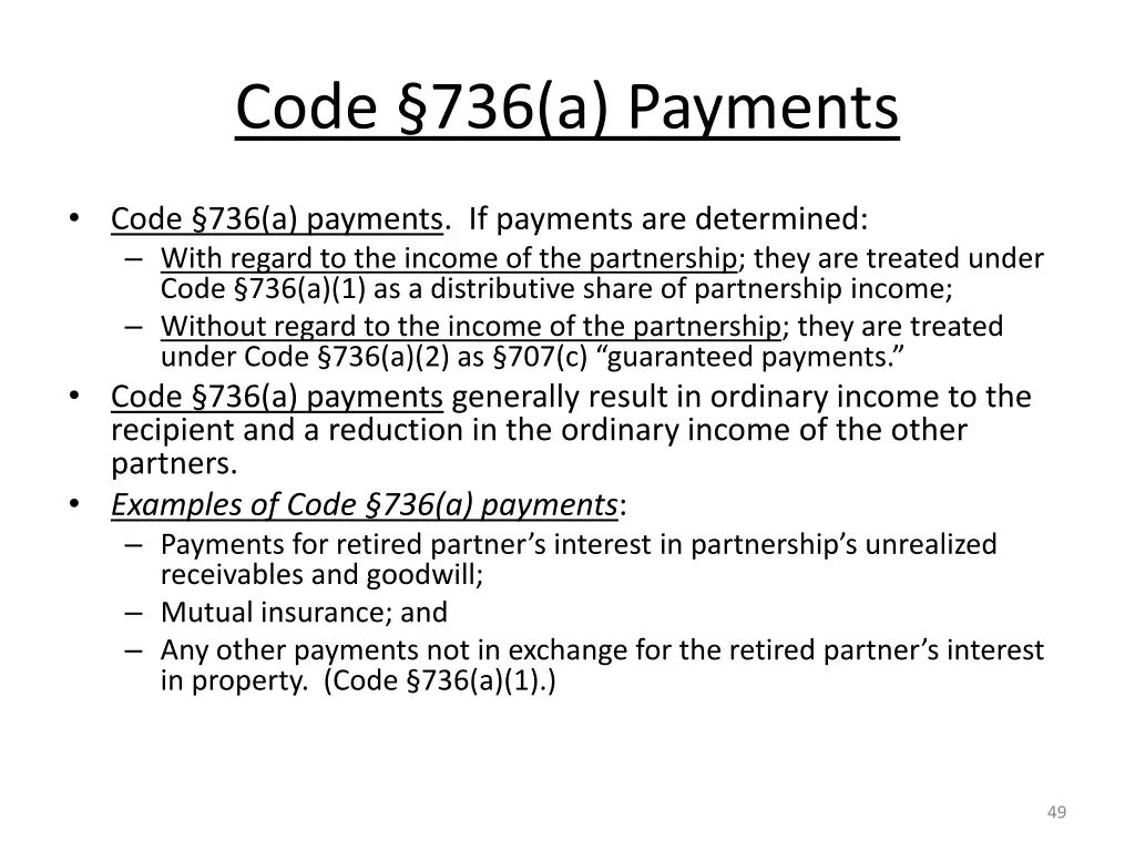 code 736 a payments