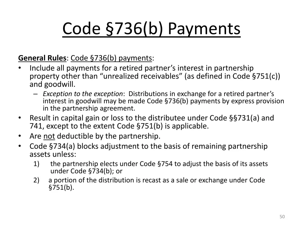 code 736 b payments