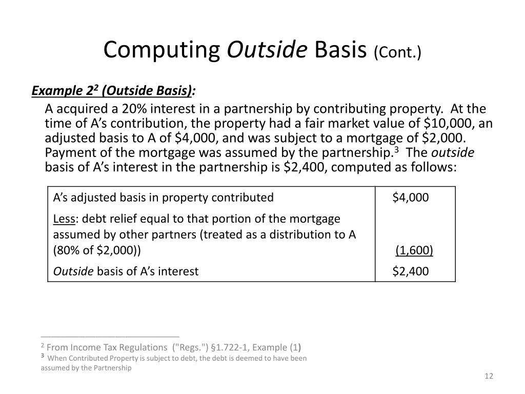 computing outside basis cont 1