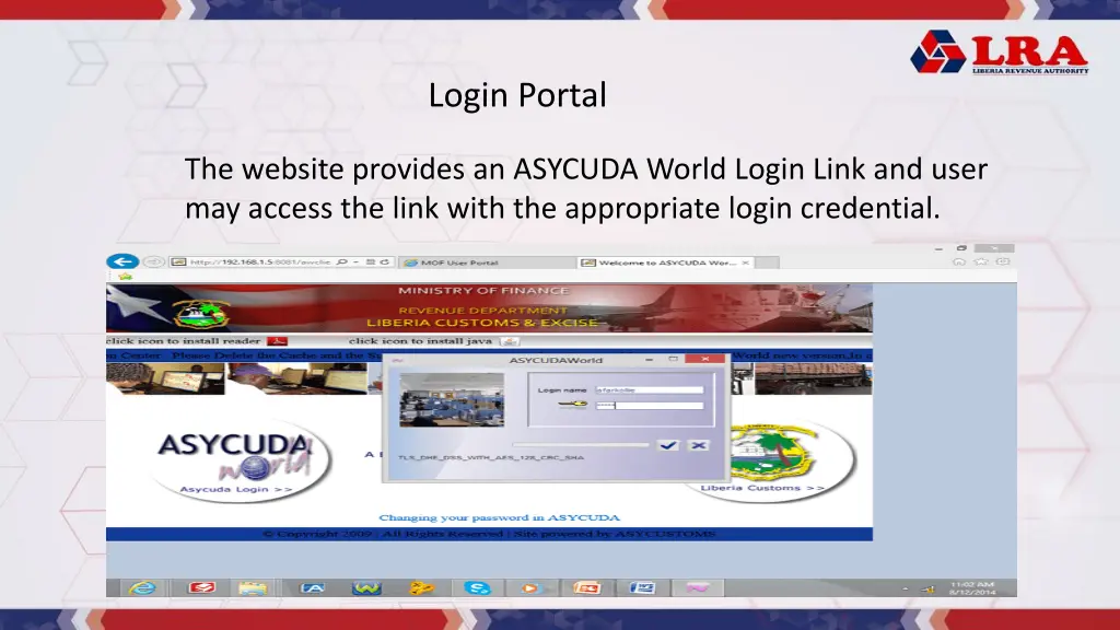 login portal