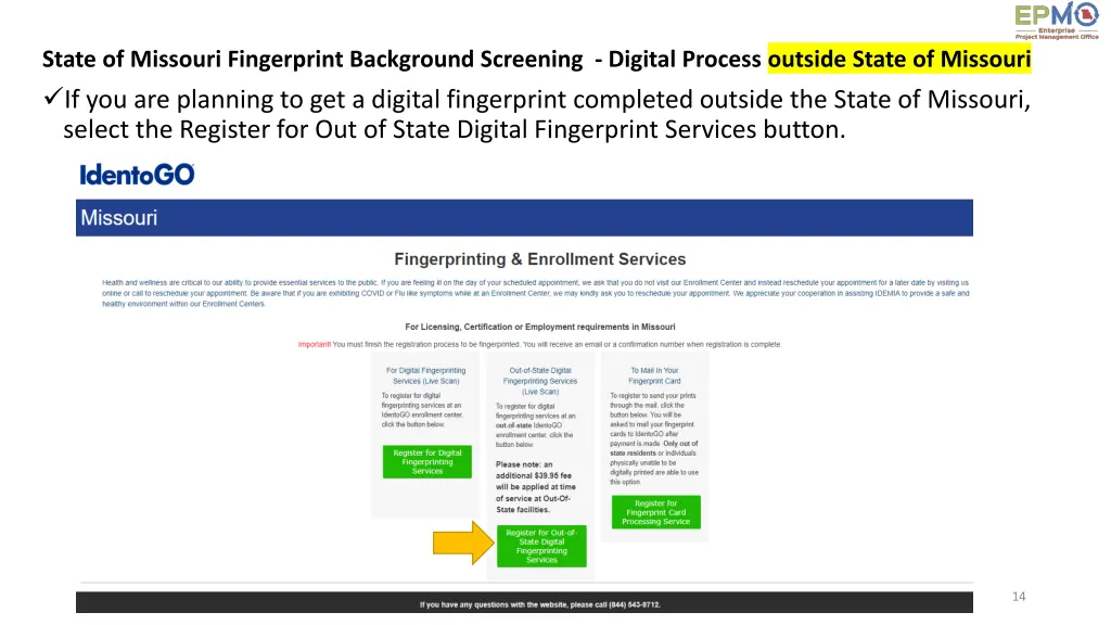 state of missouri fingerprint background 12