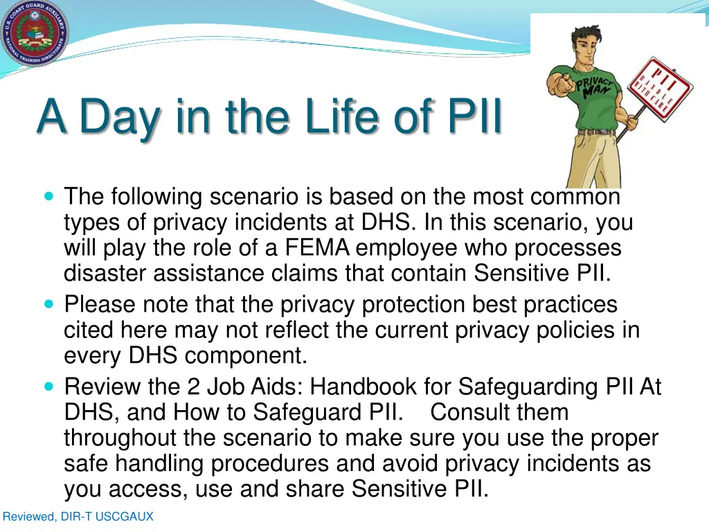 a day in the life of pii