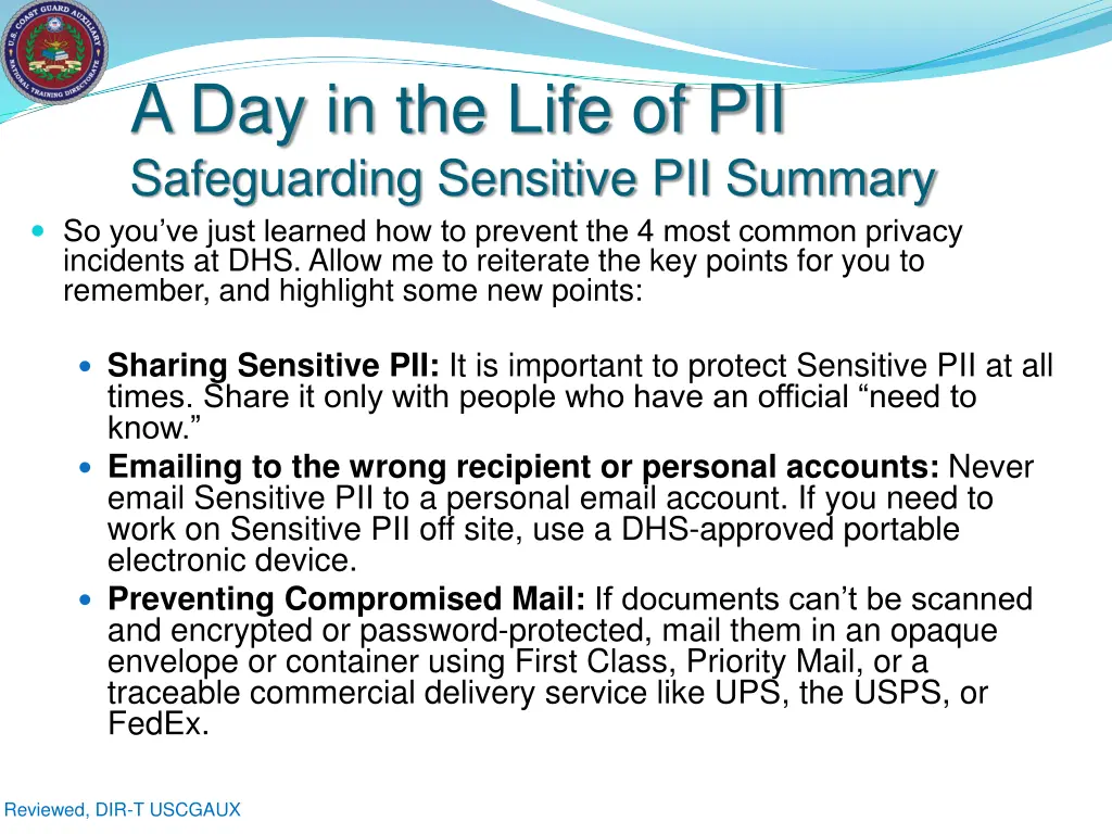 a day in the life of pii safeguarding sensitive