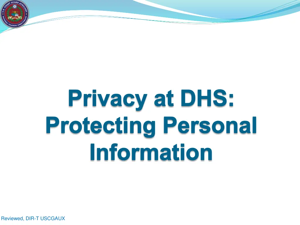 privacy at dhs protecting personal information