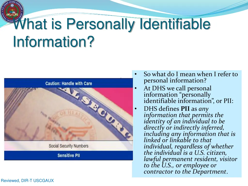 what is personally identifiable information 1