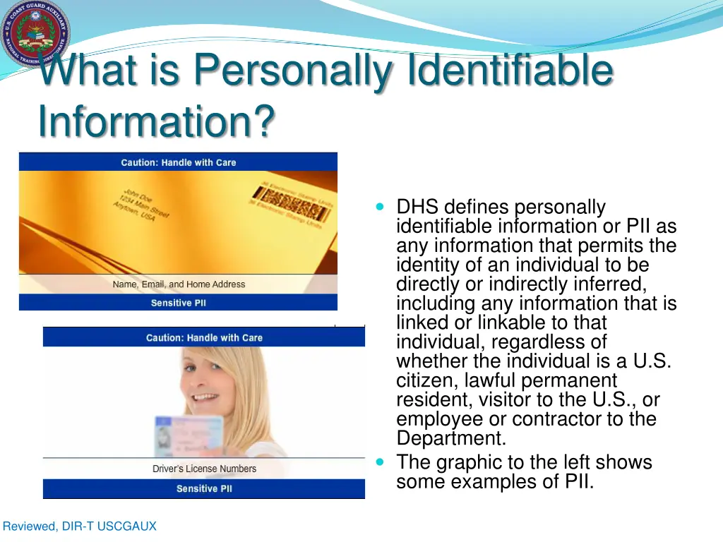 what is personally identifiable information