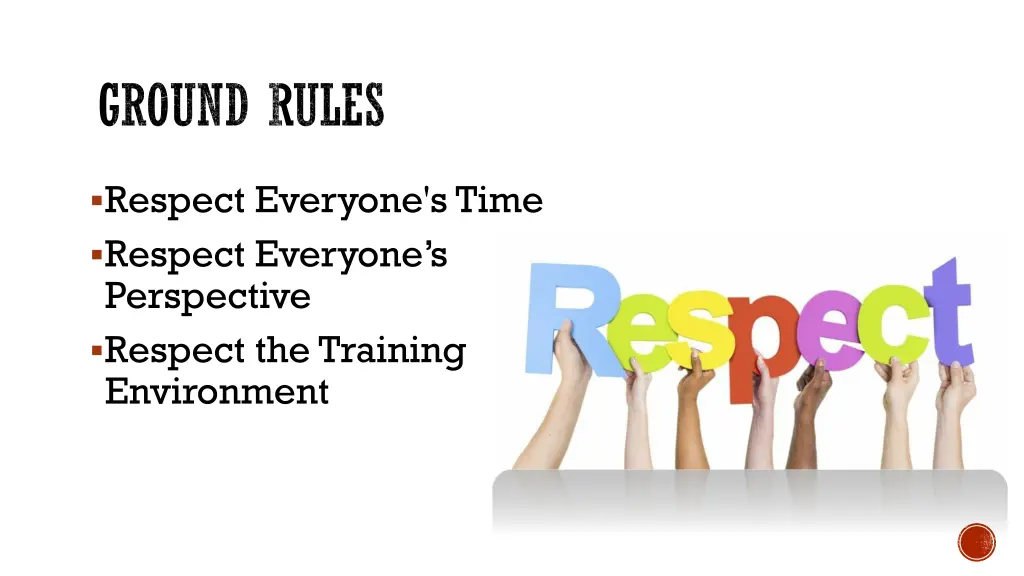 ground rules