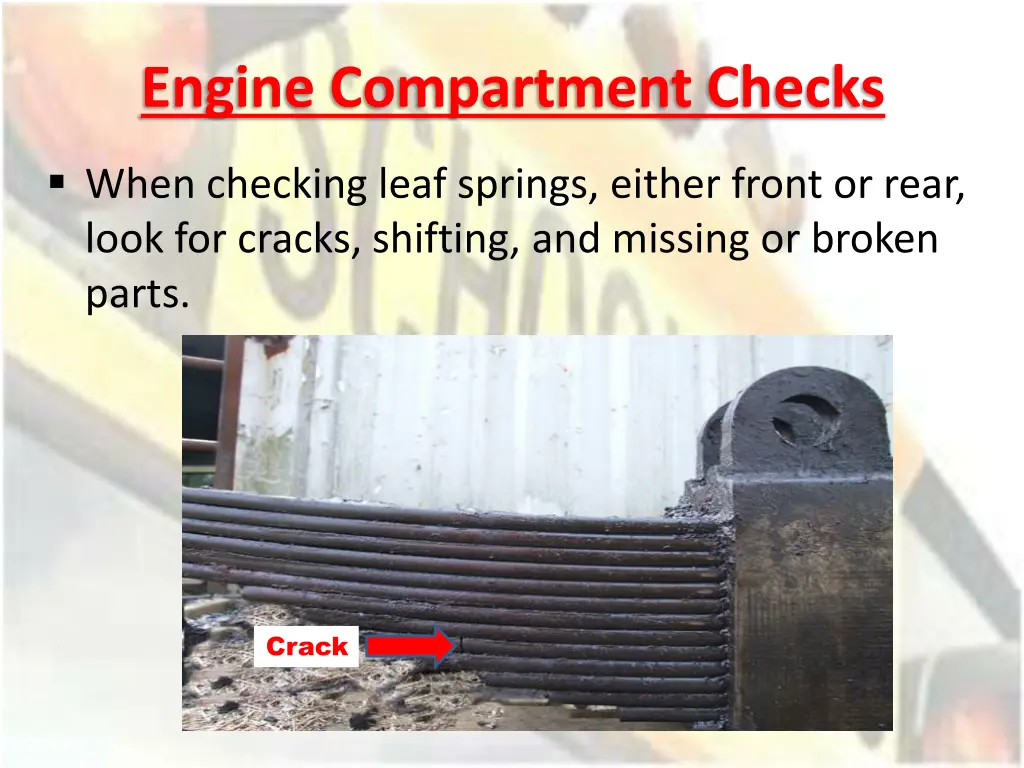 engine compartment checks 3