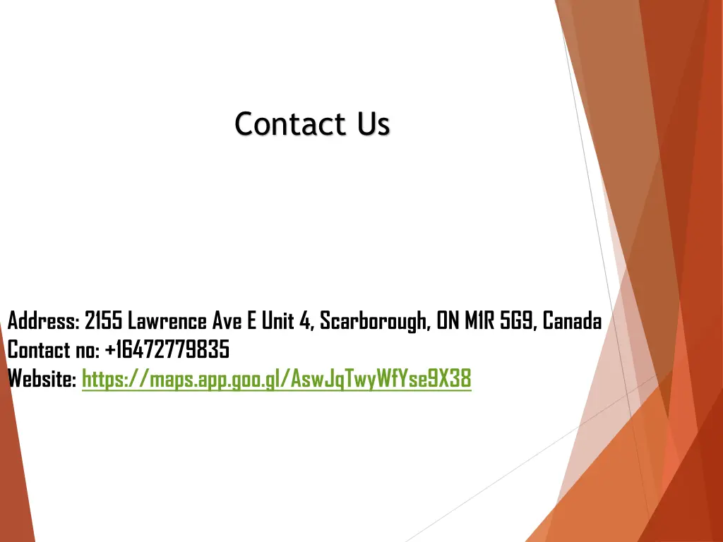 contact us