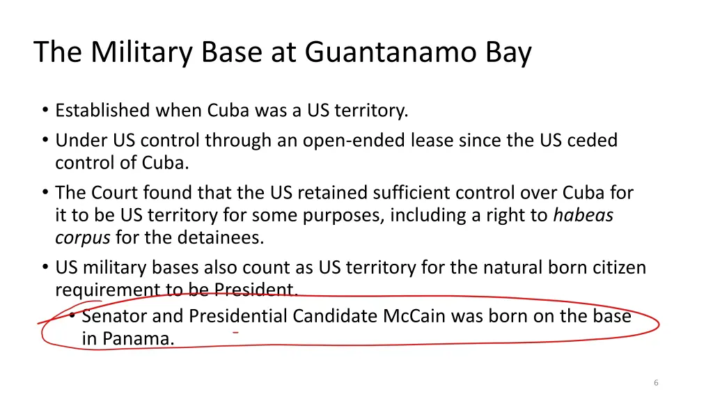 the military base at guantanamo bay