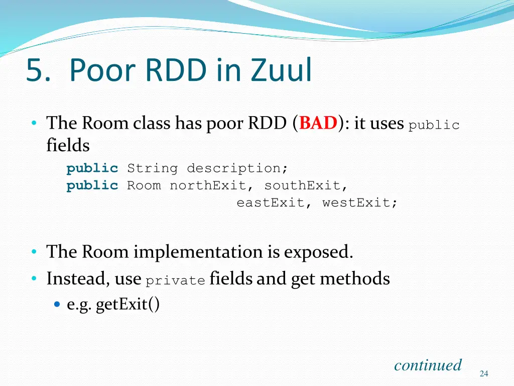 5 poor rdd in zuul