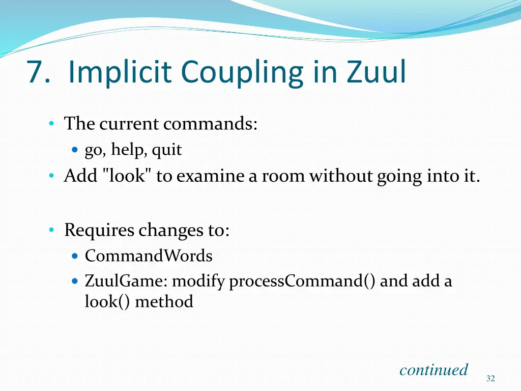 7 implicit coupling in zuul